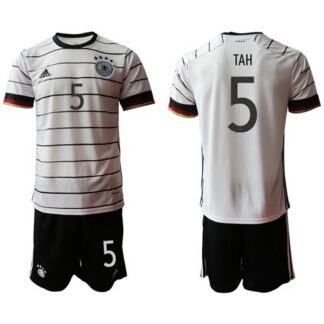 Germany #5 Tah White Home Soccer Country Jersey