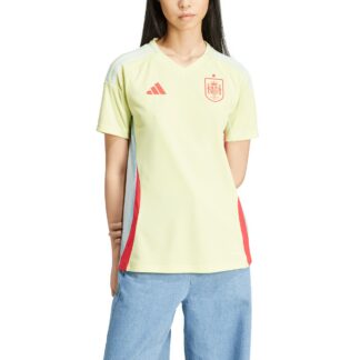 Spain National Team adidas Women’s 2024 Away Replica Jersey – Yellow