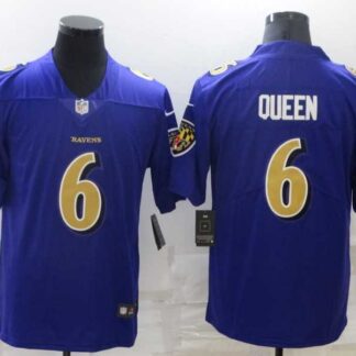 Nike Ravens 6 Patrick Queen Purple Color Rush Limited Jersey Dzhi