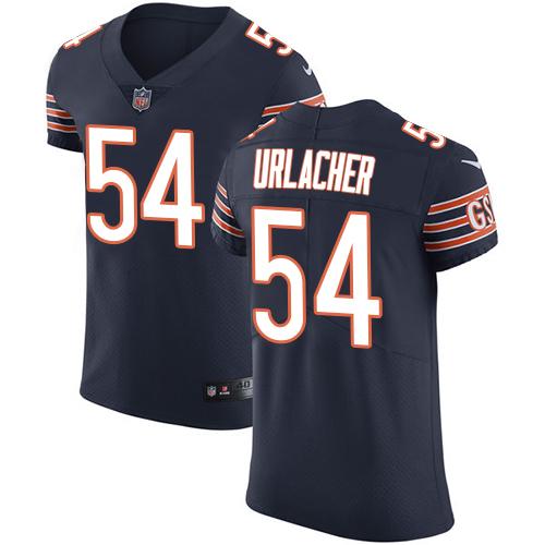 Nike Chicago Bears #54 Brian Urlacher Navy Blue Team Color Men’s Stitched NFL Vapor Untouchable Elite Jersey