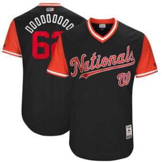 Washington Nationals #62 Sean Doolittle Doooooooo Majestic Navy 2017 Players Weekend Jersey JiaSu
