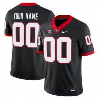 Georgia Bulldogs Alternate Nike Football Custom Game Jersey - Black