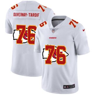 Nike Chiefs 76 Laurent Duvernay Tardif White Shadow Logo Limited Jersey Yhua