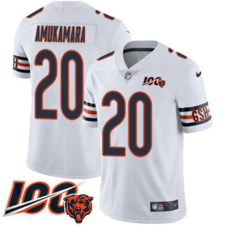 Nike Chicago Bears #20 Prince Amukamara White Youth 100th Season Stitched NFL Vapor Untouchable Limited Jersey