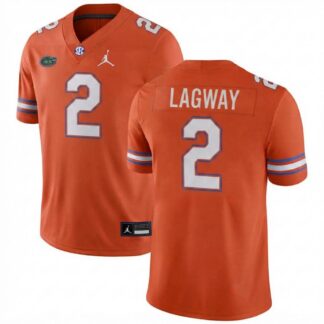 DJ Lagway Florida Gators Jordan Brand Orange Football Game Jersey