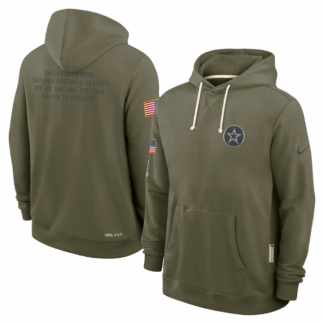 Dallas Cowboys Salute to Service Sideline Dominant Force NFL Pullover Hoodie