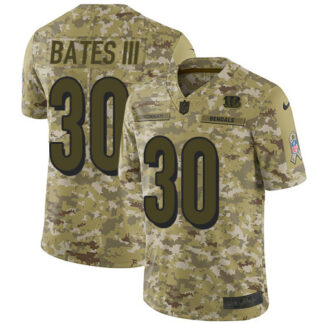 Nike Cincinnati Bengals #30 Jessie Bates III Camo Youth Stitched NFL Limited 2018 Salute to Service Jersey