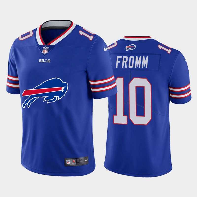 Nike Bills 10 Jake Fromm Royal Team Big Logo Vapor Untouchable Limited Jersey Dzhi
