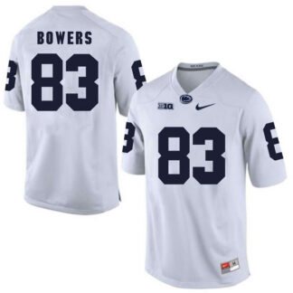 Penn State 83 Nick Bowers White College Football Jersey DingZhi