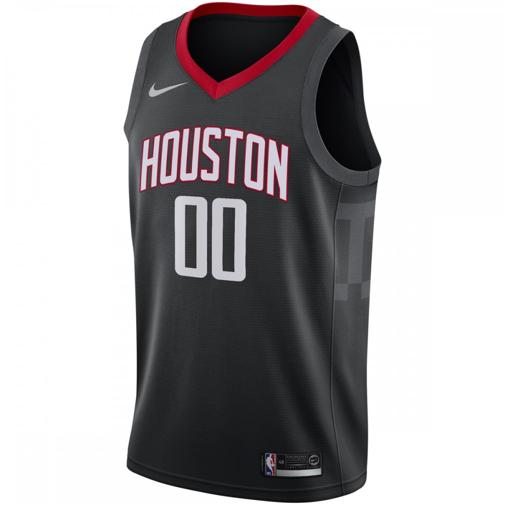 Houston Rockets Nike Swingman Custom Jersey Black - Statement Edition - Image 2
