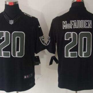 Nike Oakland Raiders #20 Darren McFadden Black Impact Limited Jersey