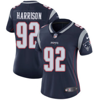 Nike New England Patriots #92 James Harrison Navy Blue Team Color Women's Stitched NFL Vapor Untouchable Limited Je...