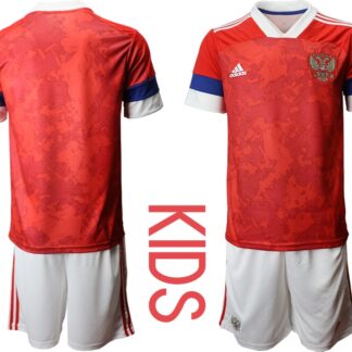Youth 2021 European Cup Russia red home Soccer Jerseys