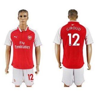 Arsenal #12 Giroud Home Soccer Club Jersey