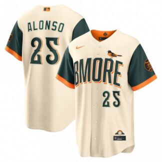 Pete Alonso Baltimore Orioles Nike 2026 City Connect Stadium Jersey - Cream