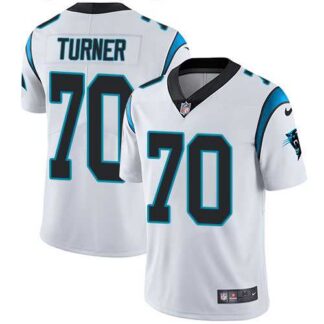 Nike Carolina Panthers #70 Trai Turner White NFL Vapor Untouchable Limited Jersey