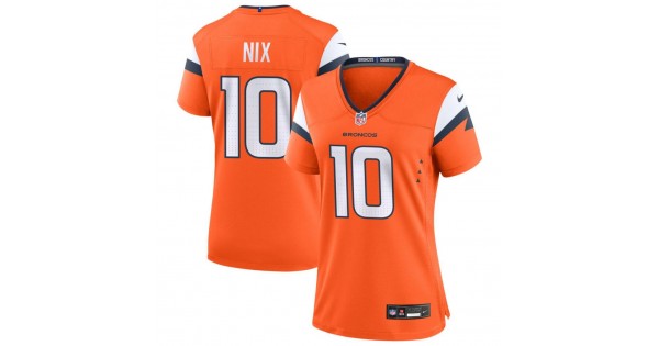 Bo Nix Denver Broncos Nike Women's Vapor F.U.S.E. Limited Jersey - Orange - Image 2