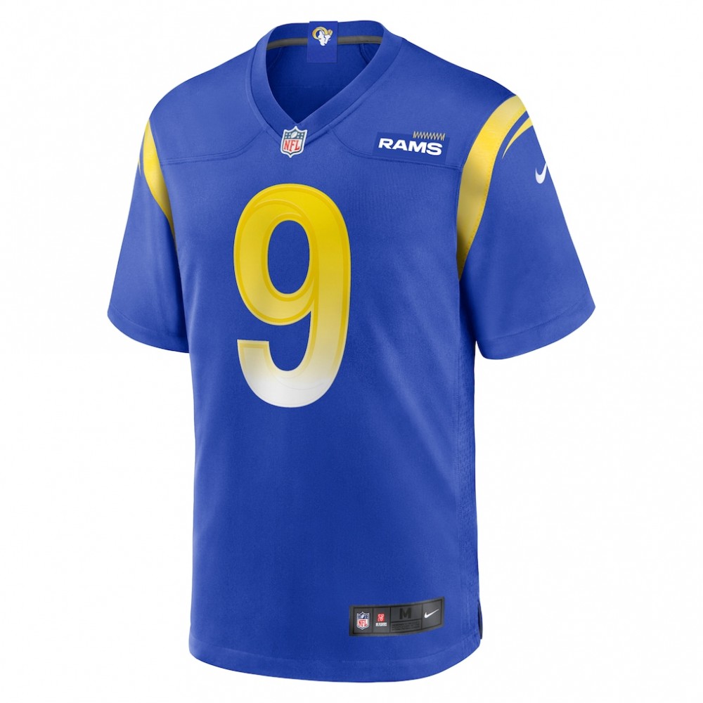 Matthew Stafford Los Angeles Rams Nike Youth Game Jersey - Royal - Image 2