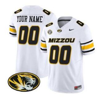 Men's Memphis Tigers ACTIVE PLAYER Custom White F.U.S.E. Vapor Limited Stitched Football Stitched Jersey