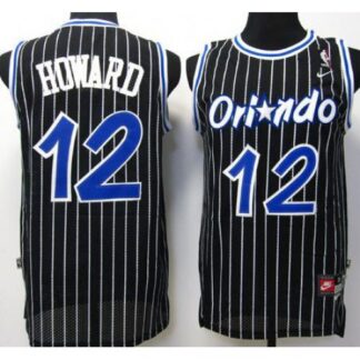 Orlando Magic 12 Dwight Howard Black NBA Jerseys Cheap