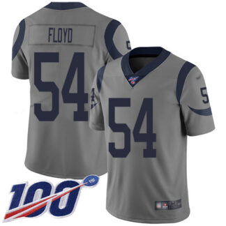 Nike Los Angeles Rams #54 Leonard Floyd Gray Youth Stitched NFL Limited Inverted Legend 100th Season Jersey