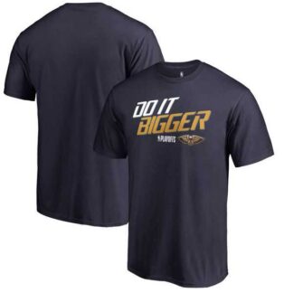 New Orleans Pelicans Fanatics Branded 2018 NBA Playoffs Slogan T-Shirt Navy