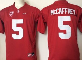 Stanford Cardinal 5 Christian McCaffrey Red College Football Jersey