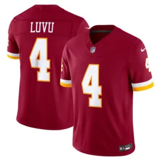Men's Washington Commanders #4 Frankie Luvu Nike Burgundy Vapor F.U.S.E. Sewn Down Limited Jersey
