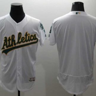 Oakland Athletics Blank White 2016 Flexbase Collection Stitched Jersey