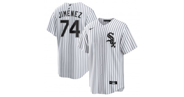 Eloy Jimenez Chicago White Sox Nike Home Replica Player Name Jersey - White - Image 2