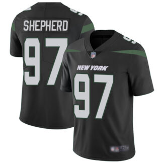 Nike New York Jets #97 Nathan Shepherd Black Alternate Men’s Stitched NFL Vapor Untouchable Limited Jersey