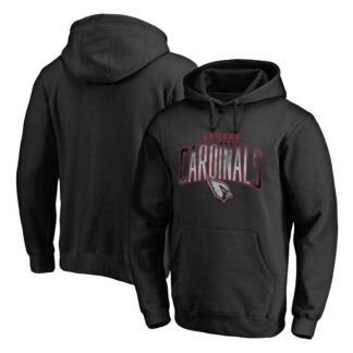 Men's Arizona Cardinals NFL Pro Line by Fanatics Branded Arch Smoke Pullover Hoodie Black