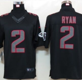 Nike Atlanta Falcons #2 Matt Ryan Black Impact Limited Jersey