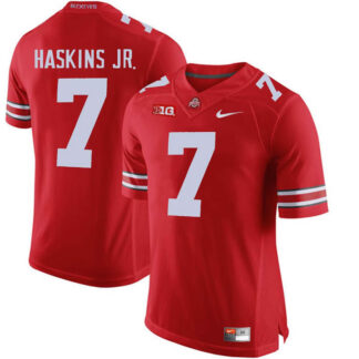 Ohio State Buckeyes 7 Dwayne Haskins Red College Football Jersey DingZhi