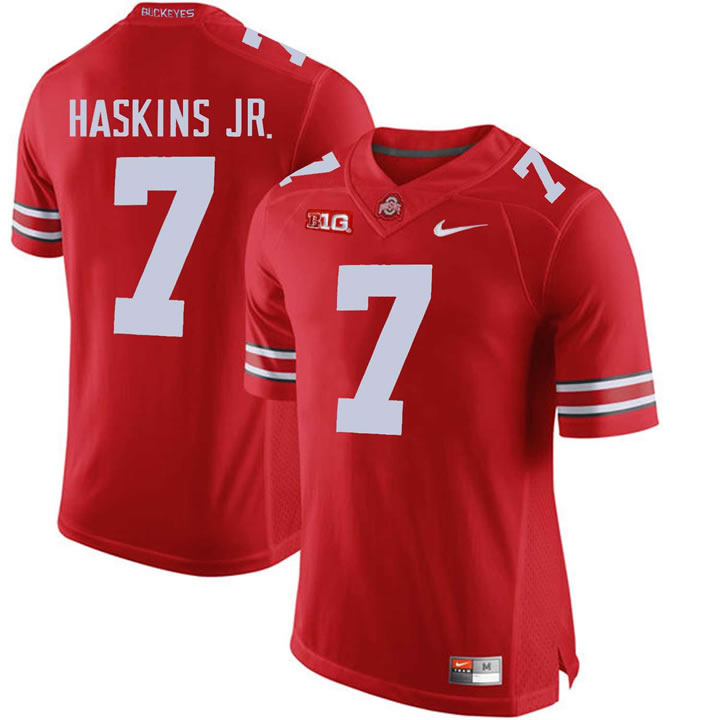 Ohio State Buckeyes 7 Dwayne Haskins Red College Football Jersey DingZhi