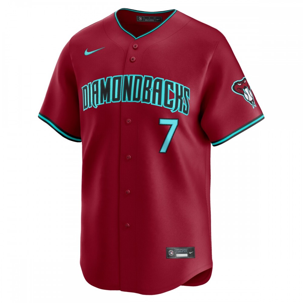 Corbin Carroll Arizona Diamondbacks Nike Alternate Limited Jersey - Red - Image 2