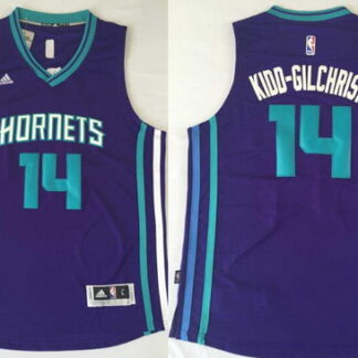 Charlotte Hornets #14 Michael Kidd-Gilchrist Revolution 30 Swingman 2015 New Purple Jersey