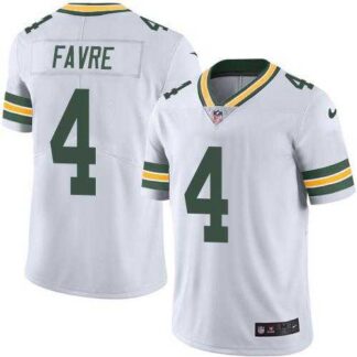 Nike Green Bay Packers #4 Brett Favre White NFL Vapor Untouchable Limited Jersey