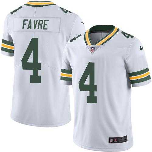 Nike Green Bay Packers #4 Brett Favre White NFL Vapor Untouchable Limited Jersey