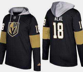 Adidas Vegas Golden Knights 18 James Neal Name And Number Black Hoodie