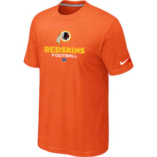 Washington Red Skins Critical Victory Orange T-Shirt