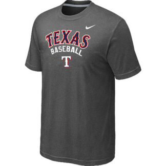 Texans Rangers 2014 Home Practice T-Shirt - Dark Grey