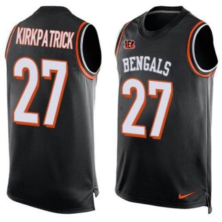 Nike Cincinnati Bengals #27 Dre Kirkpatrick Black Team Color Men’s Stitched NFL Limited Tank Top Jersey