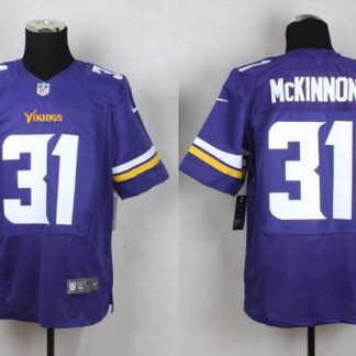 Men's Minnesota Vikings #31 Jerick McKinnon 2013 Nike Purple Elite Jersey
