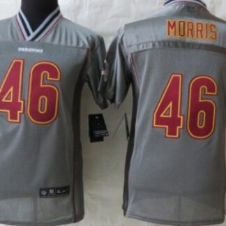 Nike Washington Redskins #46 Alfred Morris 2013 Gray Vapor Kids Jersey