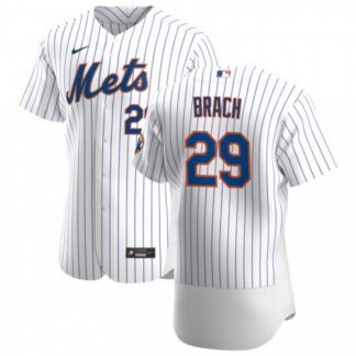 New York Mets #29 Brad Brach Men’s Nike White Home 2020 Authentic Player MLB Jersey