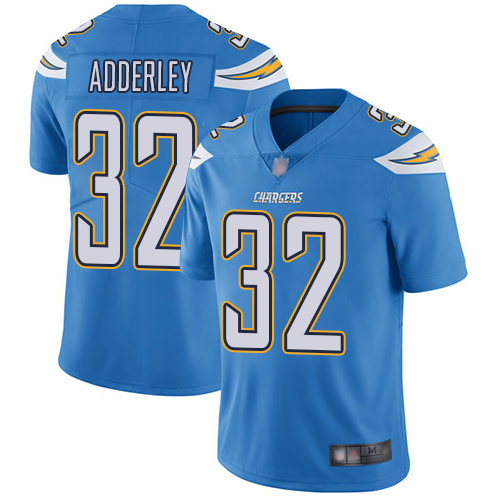 Nike Los Angeles Chargers #32 Nasir Adderley Electric Blue Alternate Youth Stitched NFL Vapor Untouchable Limited J...