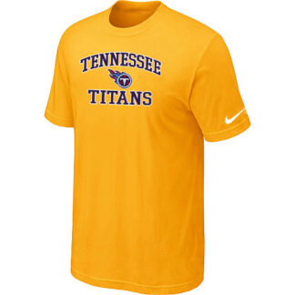 Tennessee Titans Heart & Soul Yellow T-Shirt
