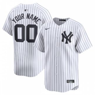 New York Yankees Nike Youth Home Limited Custom Jersey - White