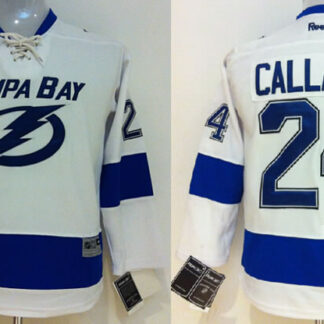 Youth Tampa Bay Lightning #24 Ryan Callahan White Jerseys